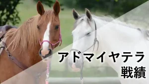 アドマイヤテラの重賞戦績とプロフィールを紹介するアイキャッチ画像