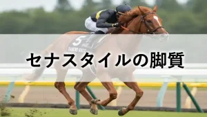 芝を力強く駆け抜ける競走馬セナスタイルの走る姿