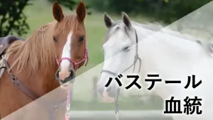 バステールの血統を解説するアイキャッチ画像。