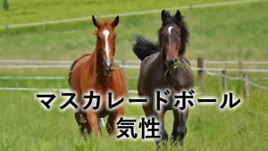マスカレードボールの気性をイメージしたアイキャッチ画像