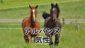 アルバンヌの気性を紹介する記事のアイキャッチ画像